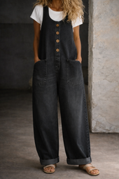 Elisabete - Jardineiras de Algodão Vintage Lavadas