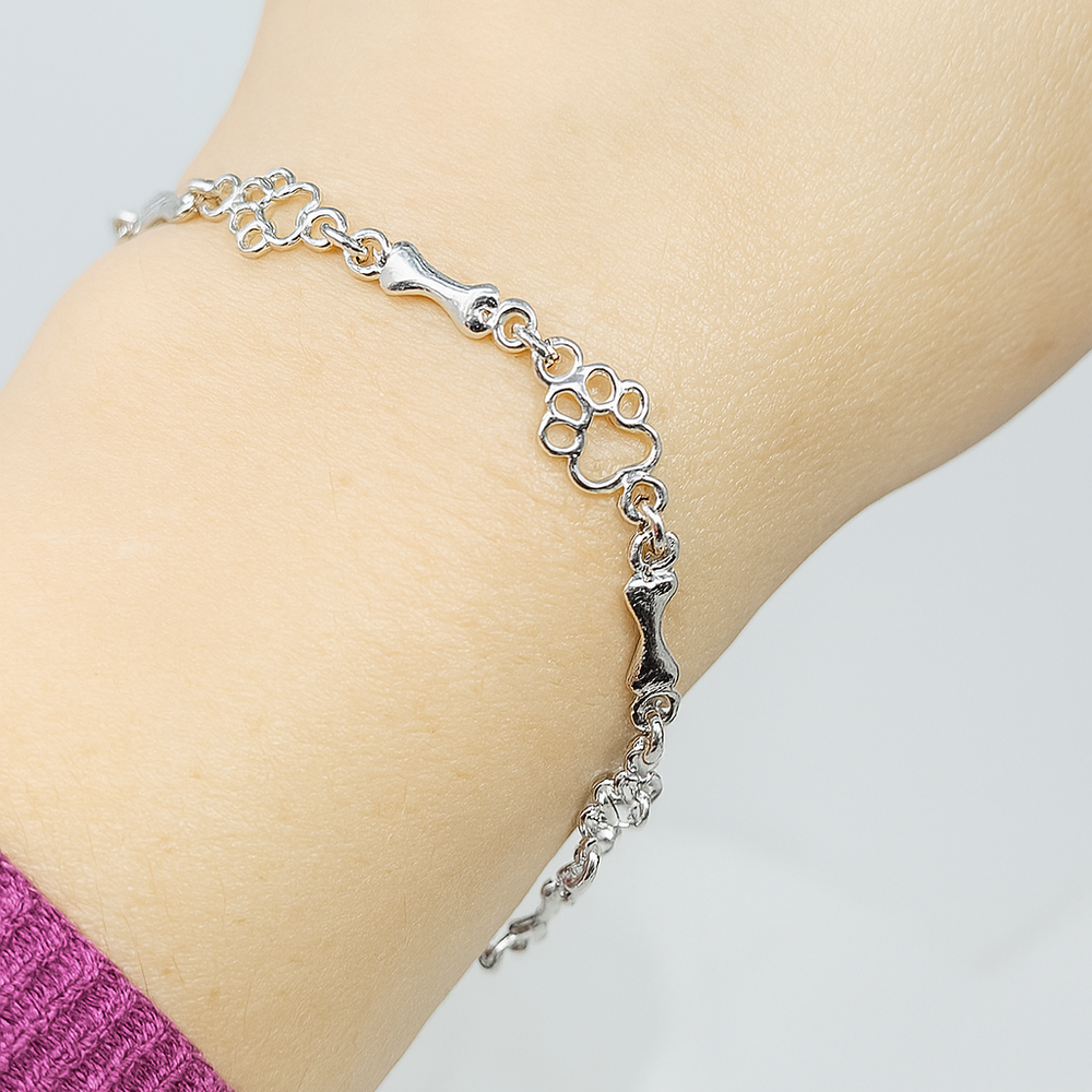 Alice | Pulseira Patinhas e Ossinhos