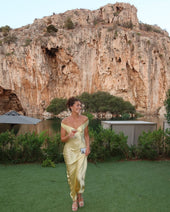 Bárbara – Satenska maxi obleka