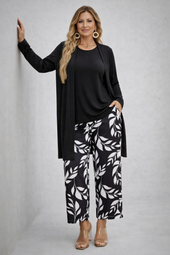 Emília | Conjunto Elegante de Três Peças