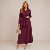 Constança | Conjunto de Camisa e Saia Longa