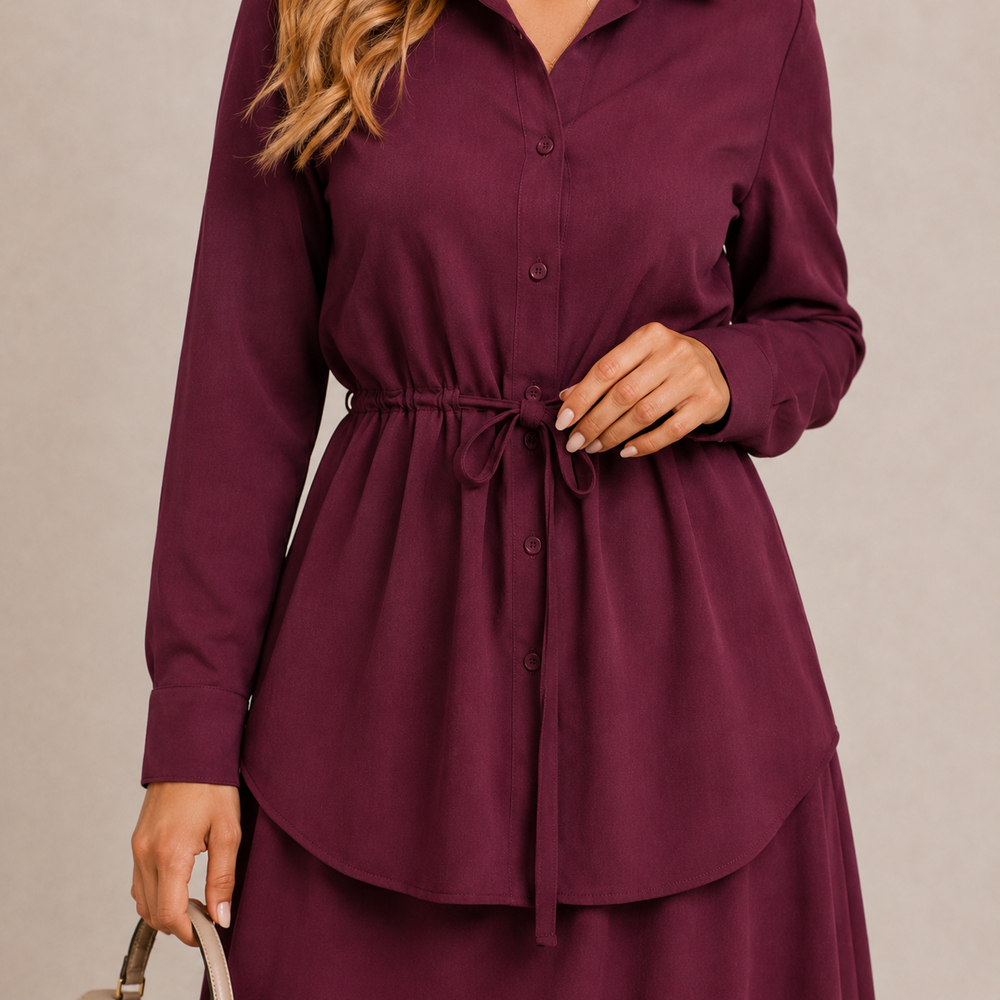 Constança | Conjunto de Camisa e Saia Longa