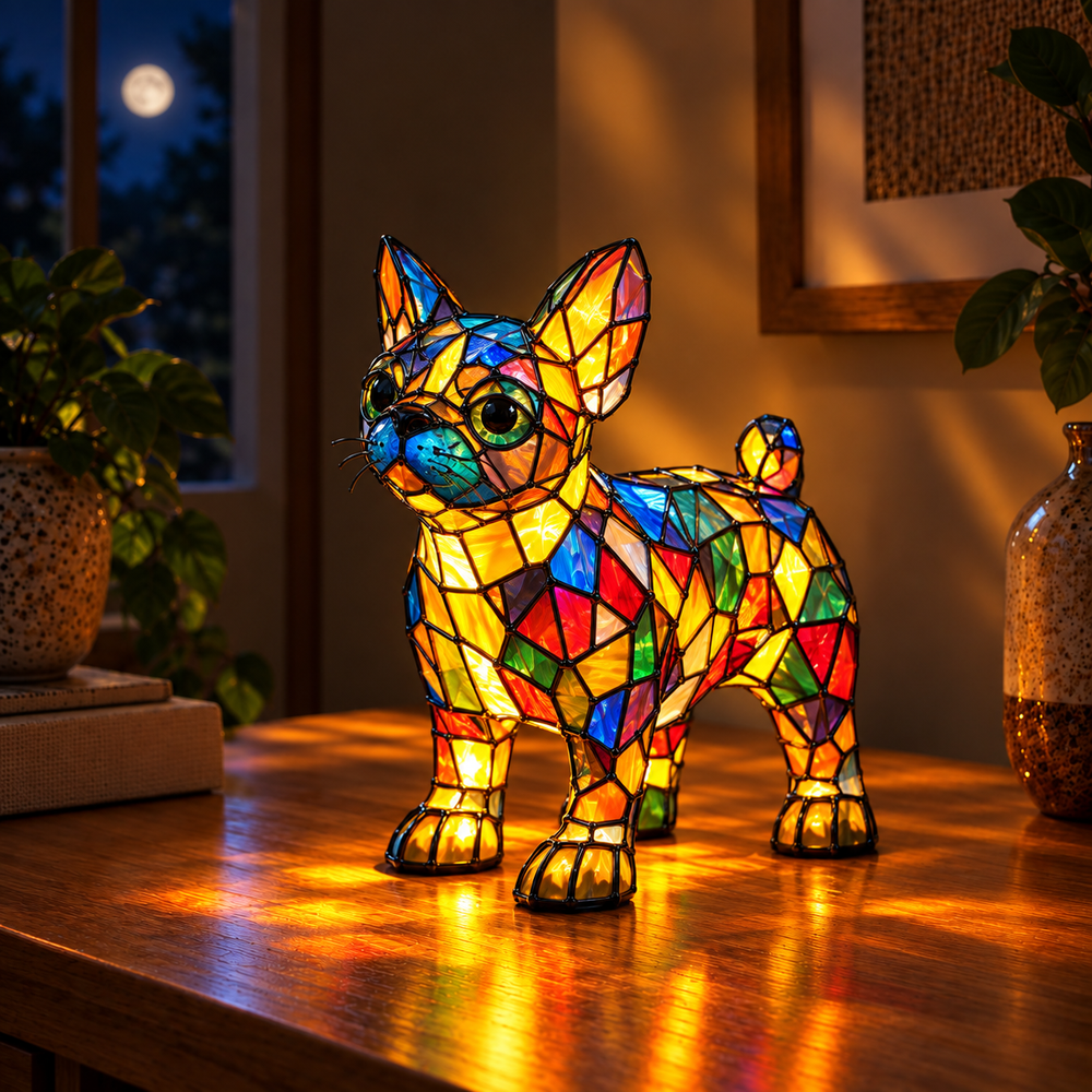 Buldogue Francês | Figura Luminosa Decorativa