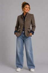 Valéria - Cardigan Elegante Gola Alta