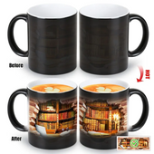 Caneca Mágica Estante de Livros