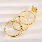 Ehering-Set Jaily 3-teilig | Gold