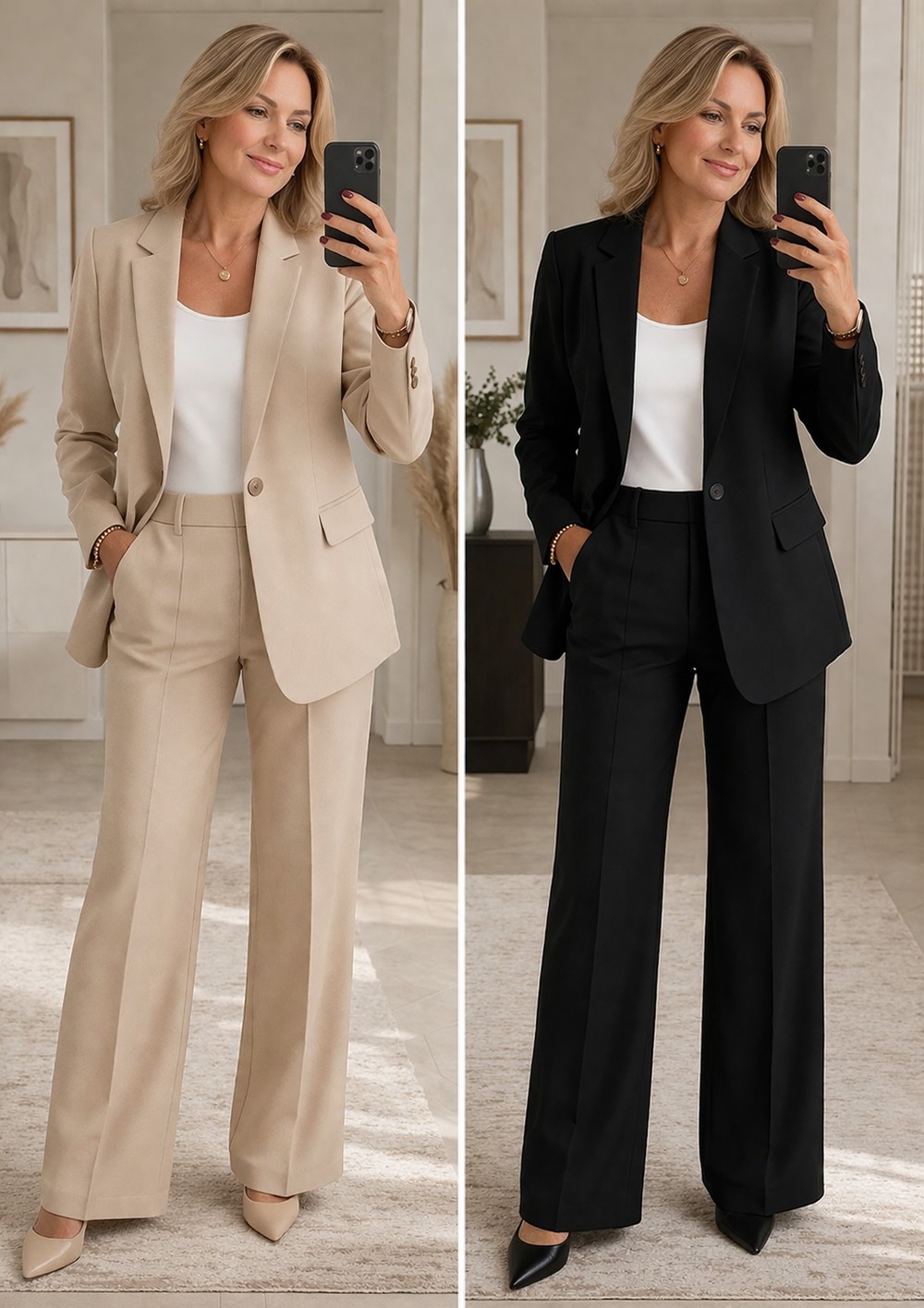 Amanda | Conjunto Clássico de Blazer e Calça