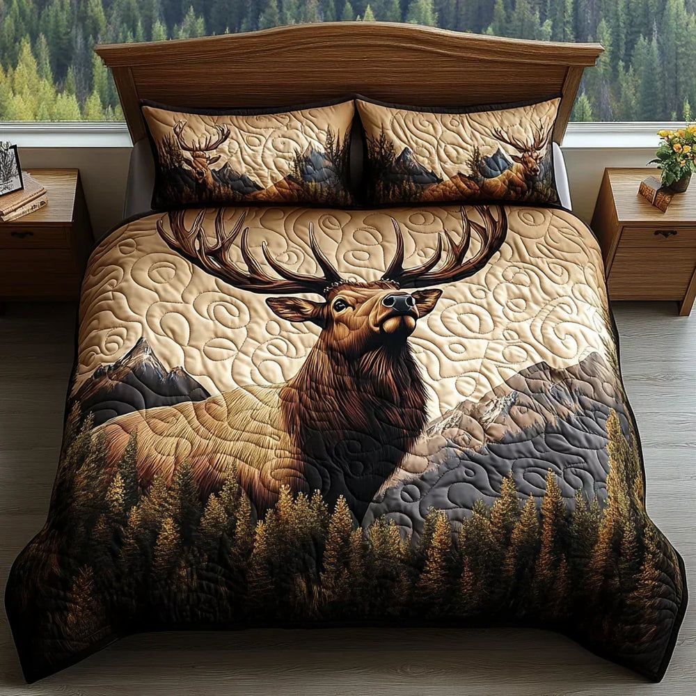 Conjunto de Cama 3 Peças Animais da Floresta