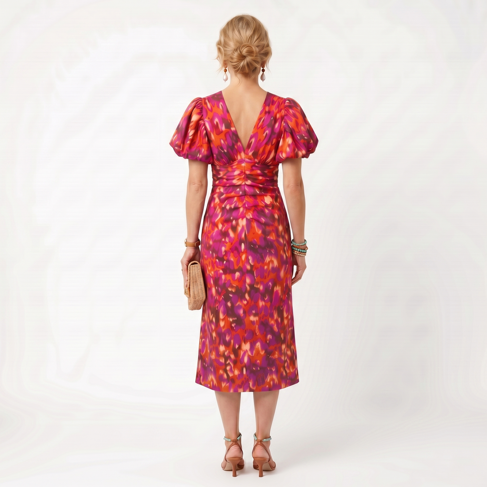 Vanessa - Vestido elegante com decote em V