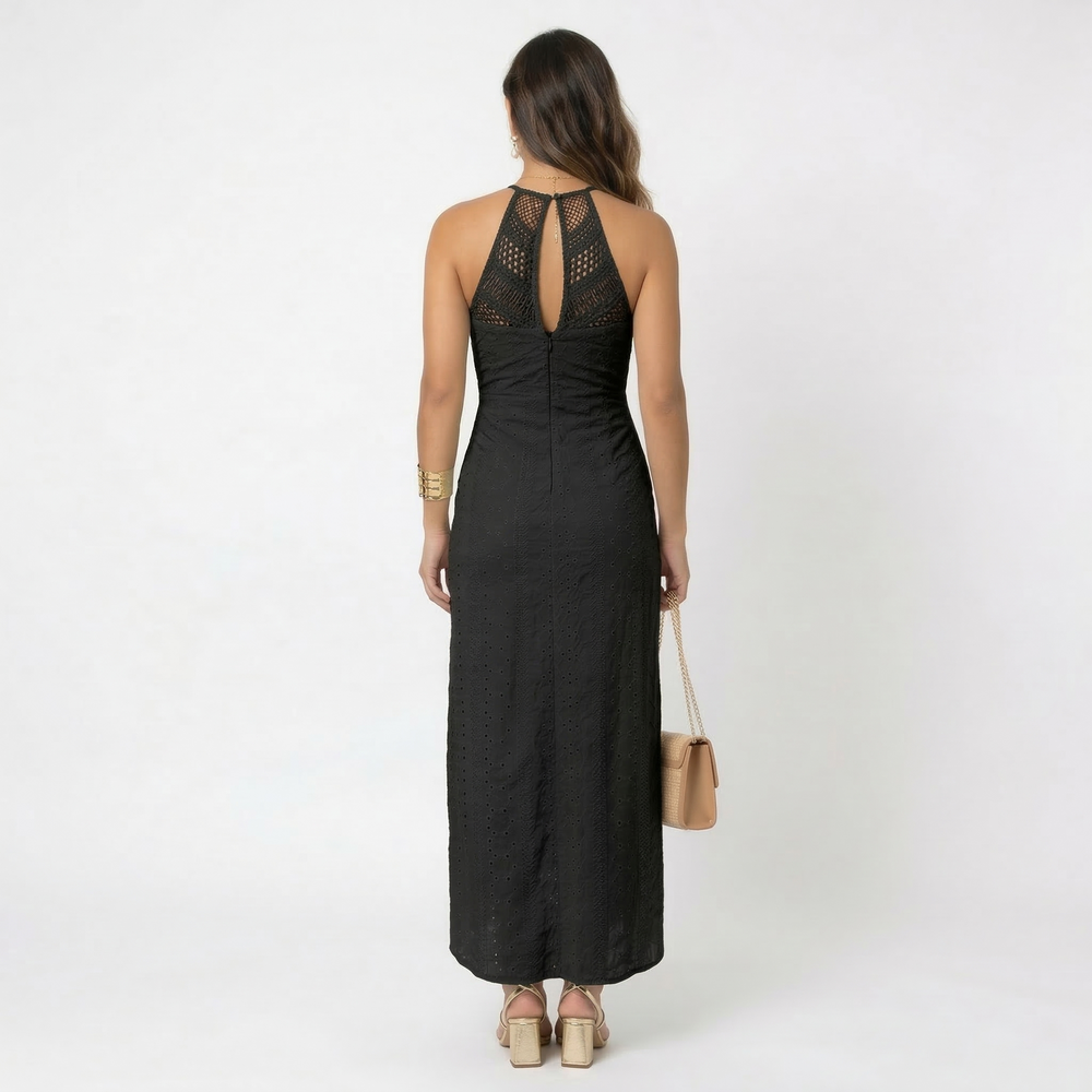 Valentina - Vestido Midi com Decote Transpassado