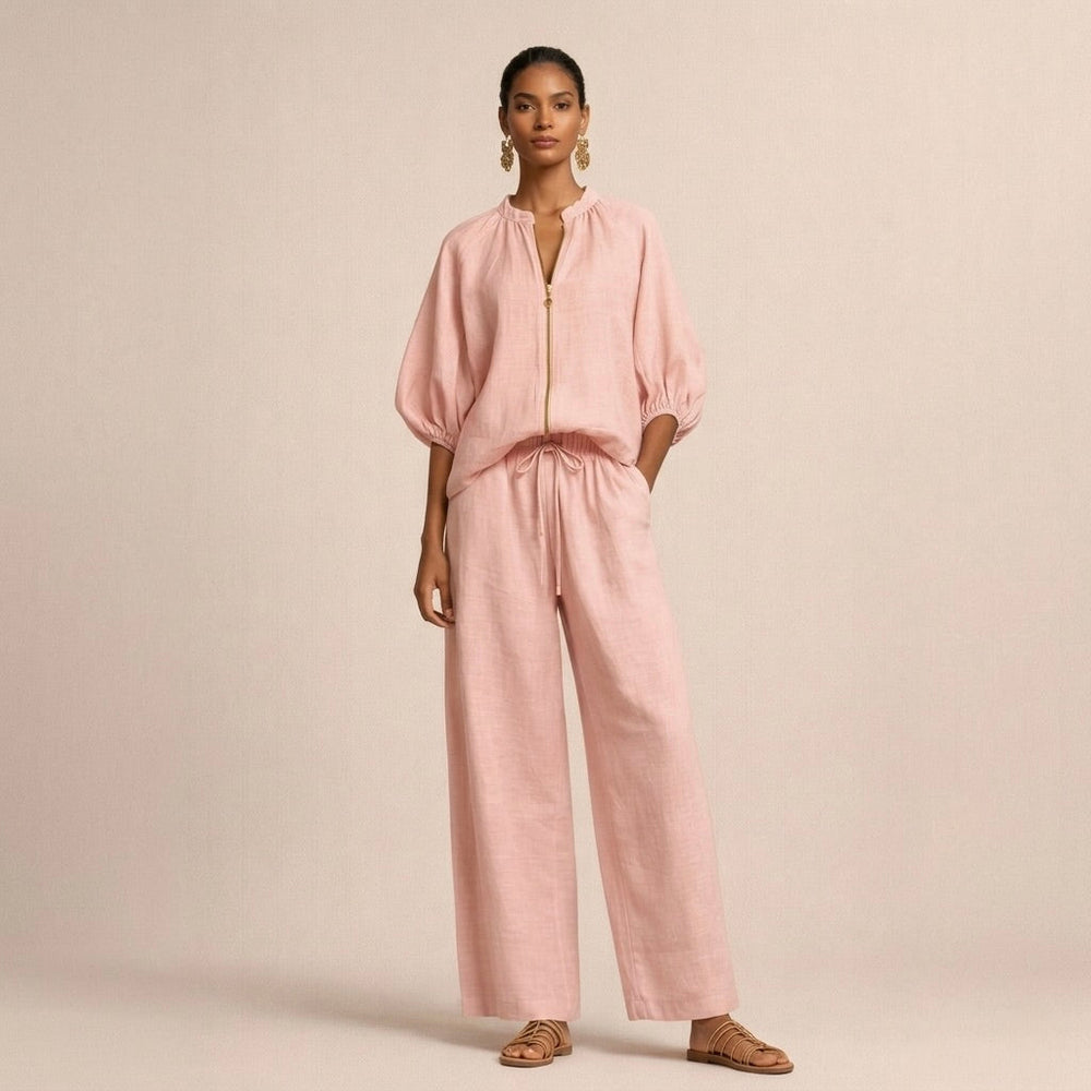 Adelina - Conjunto Casual com Fecho