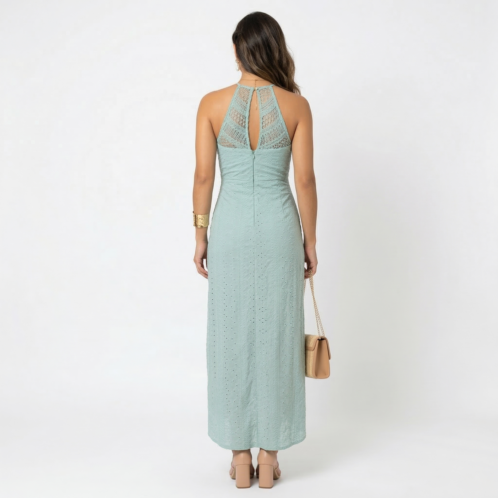 Valentina - Vestido Midi com Decote Transpassado