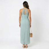 Valentina - Vestido Midi com Decote Transpassado