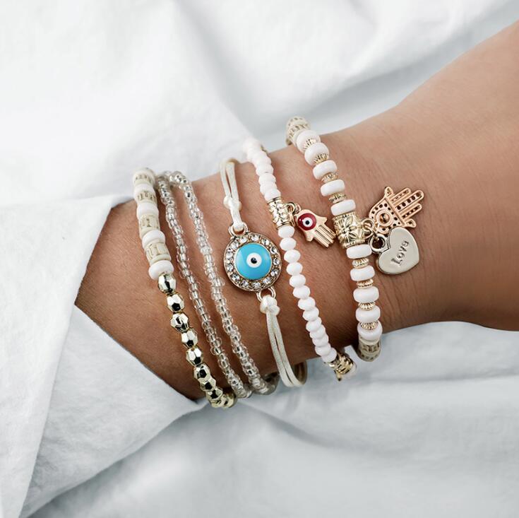 Hamsa-Armband-Set