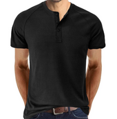 Camisa Henley - Abertura de Botões