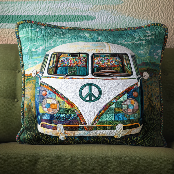 Fronha Acolchoada Carrinha Hippie