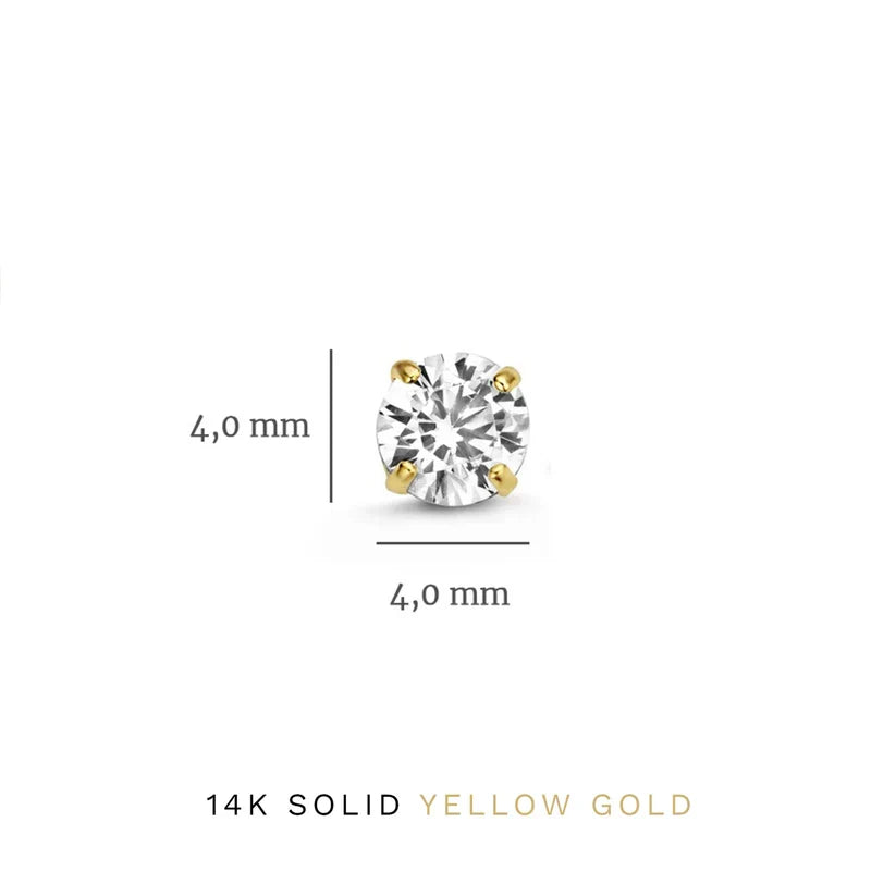 Stein-Ohrringe-Set Dara Brillane | Gold
