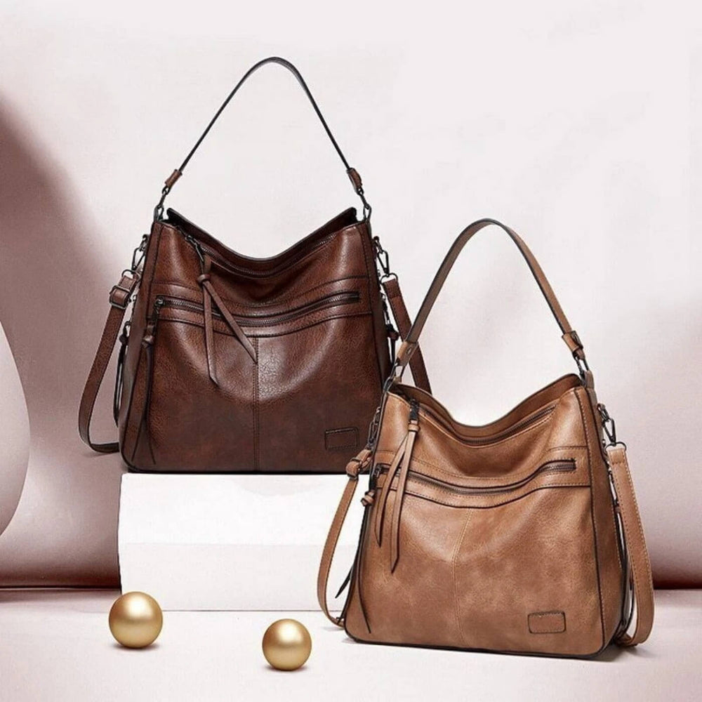 Ilda | Mala Hobo Espaçosa com Vários Fechos