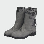 Botins de camurça elegantes
