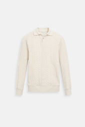 Sweater de Malha Misturada - Relaxada
