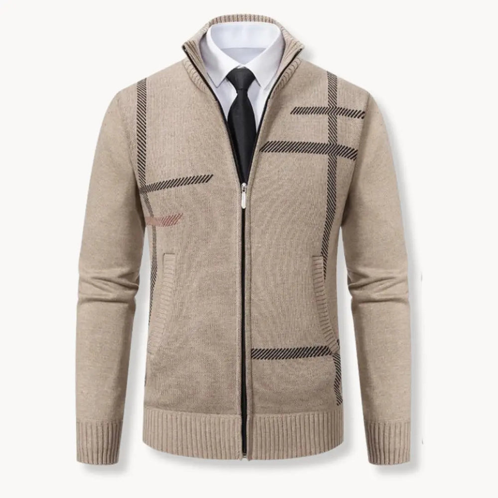 Sweater de Malha - Fecho Frontal Total