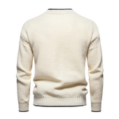 Sweater de Malha - Tecido de Mistura