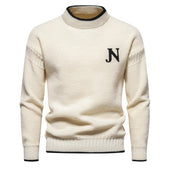 Sweater de Malha - Tecido de Mistura