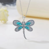 Iolanda | Colar Libélula Turquesa