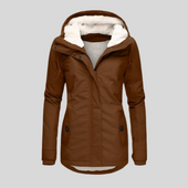 Alienor | Casaco de Inverno Comprido com Capuz