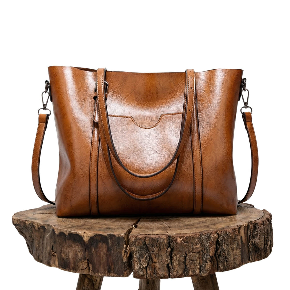 Felismina | Mala Tote de Ombro com Bolso Frontal