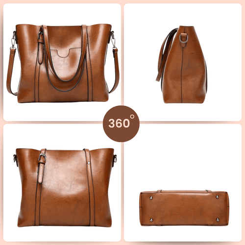 Felismina | Mala Tote de Ombro com Bolso Frontal