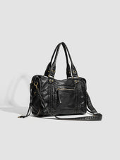 Pevná hladká crossbody kabelka