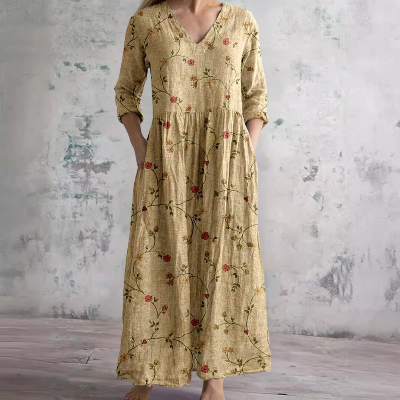 Érica - Vestido Floral de Verão