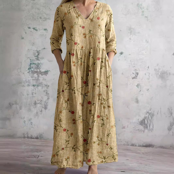 Érica - Vestido Floral de Verão