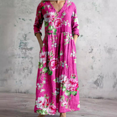 Fabiana - Vestido Floral de Verão