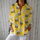 Claudina - Blusa de Abelhas com Leveza