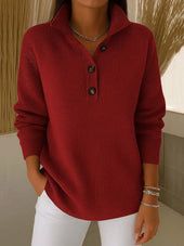 Aurélia | Camisola Polo com Decote em V