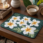 Individual de Mesa Flor de Plumeria