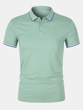 Camisa Polo - Fecho de Botão Malha