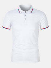 Camisa Polo - Fecho de Botão Malha