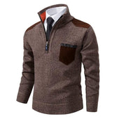 Pullover de Malha - Com Colarinho