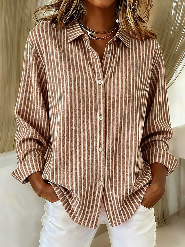Fátima | Camisa às Riscas com Botões