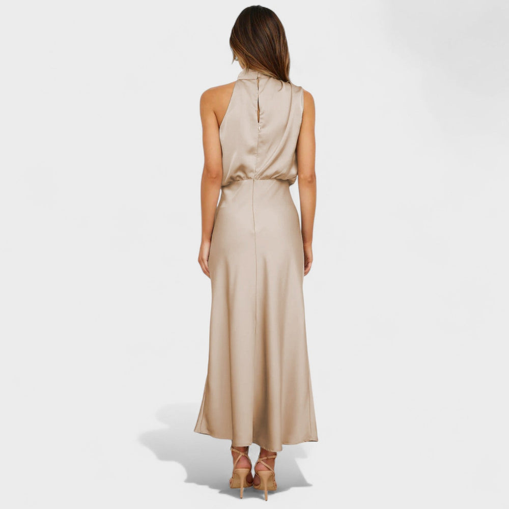 Alba - Elegantna satenasta obleka