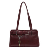 Elegantná hladká crossbody kabelka