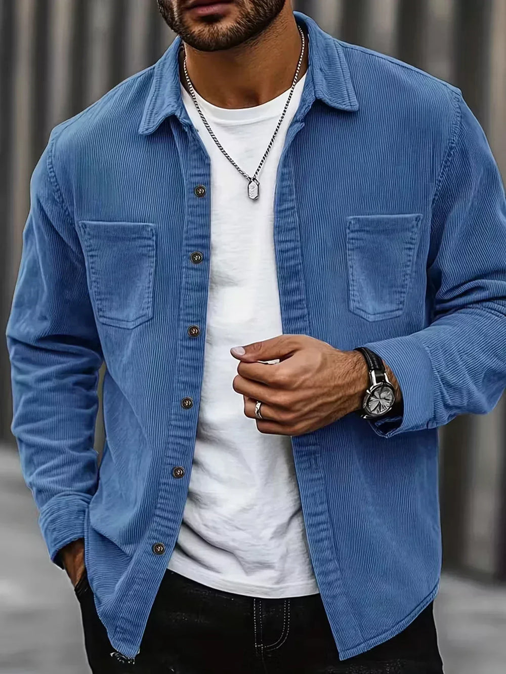 Lukas | Sobrecamisa quente de bombazina