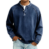 Sandro - Camisa Henley Vintage