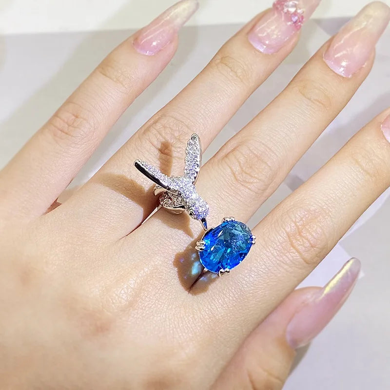 Lena | Anel Ajustável Colibri