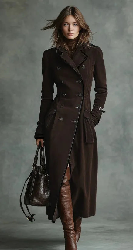 Georgina - Belted Longline Trench Coat
