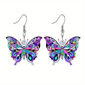 Diana | Brincos Borboleta Multicolor