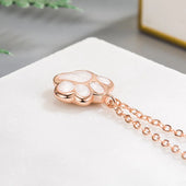 Dália | Colar Patinha Ouro Rosa